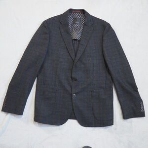 Digel Easy Wear Wool Sz 42R Men's Plaid Sport Coat